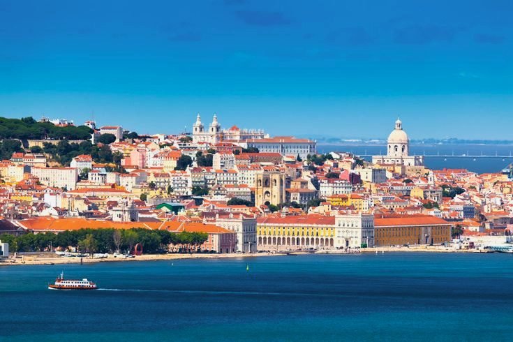 Vista de Lisboa a partir do rio Tejo